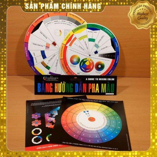Bảng hướng dẫn pha màu
