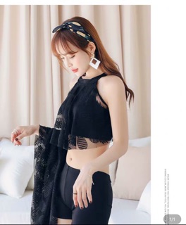 [ORDER] Set bikini 3 chi tiết 4 màu ren