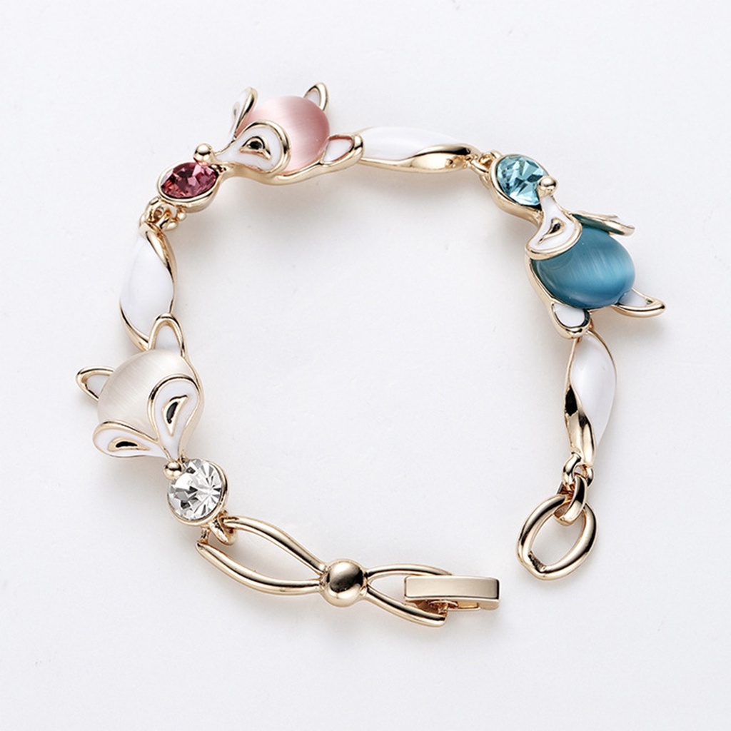 Vòng Tay Đá Opal Và Kim Cương Sáng Tạo ME