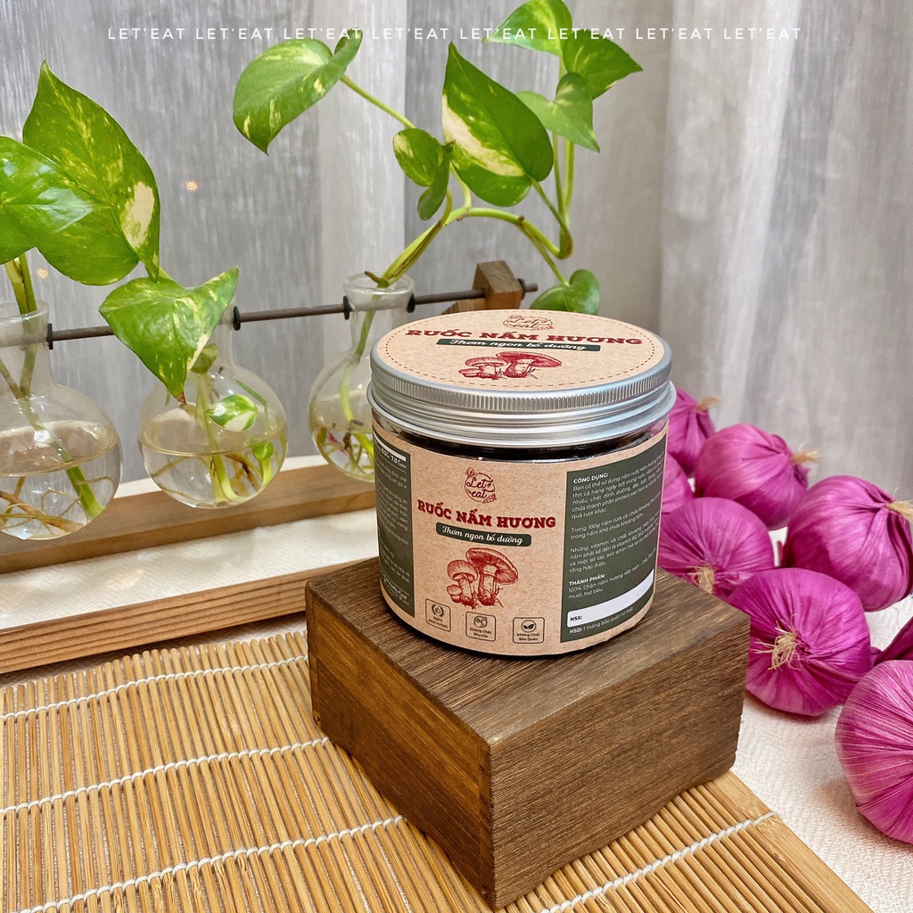Ruốc Nấm Hương Chay Nhà Làm  Chà Bông Nấm Hương 300Gr