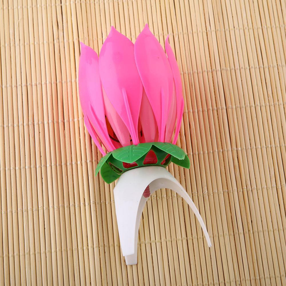 Đèn Cầy Hình Hoa Sen Có Nhạc Chống Thấm Nước Lãng Mạn Trang Trí Tiệc Sinh Nhật