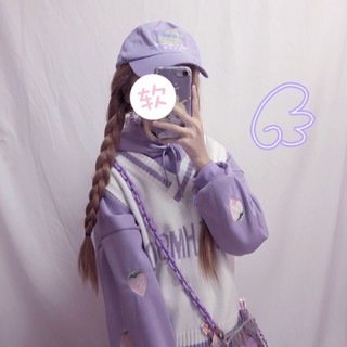 SET ĐỒ TÍM MỘNG MƠ THU ĐÔNG ULZZANG (KÈM ẢNH THẬT)