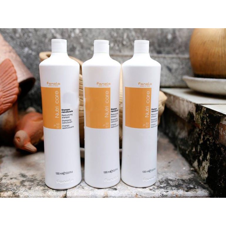 Dầu Gội Fanola Phục Hồi Tóc Hư Tổn Nutri Care Shampoo 1000ml Hasaki Sản Phẩm Chính Hãng