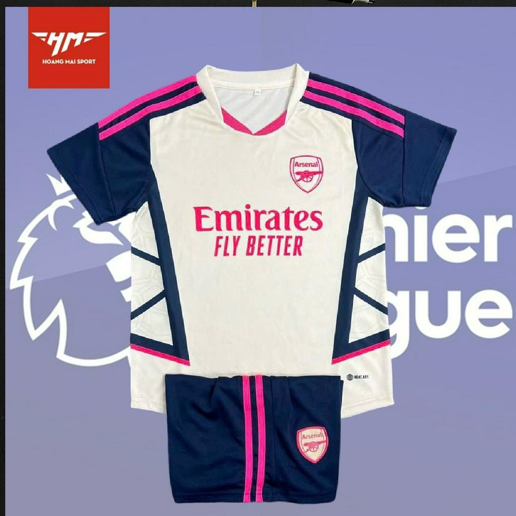 Bộ quần áo bóng đá CLB Arsenal xanh than, áo đá banh clb arsenal mẫu mới hàng mè thái cao cấp