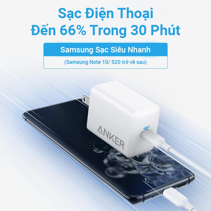 Sạc Anker 1 cổng PowerPort III Pod Lite 65w - A2718