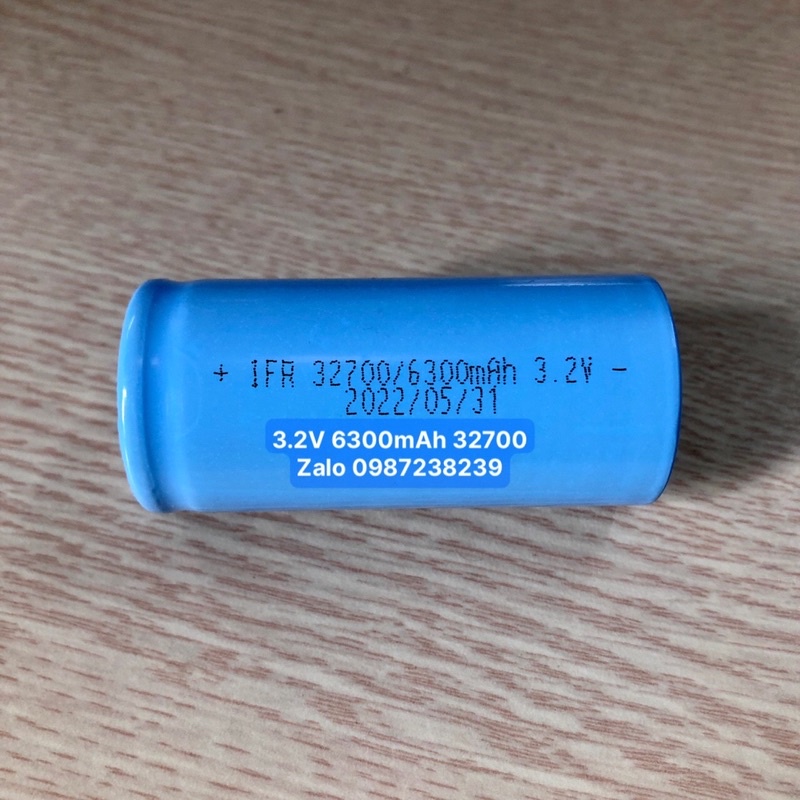 Pin LifePO4 32700 3.2V 6000mAh xả 1C mới 100%