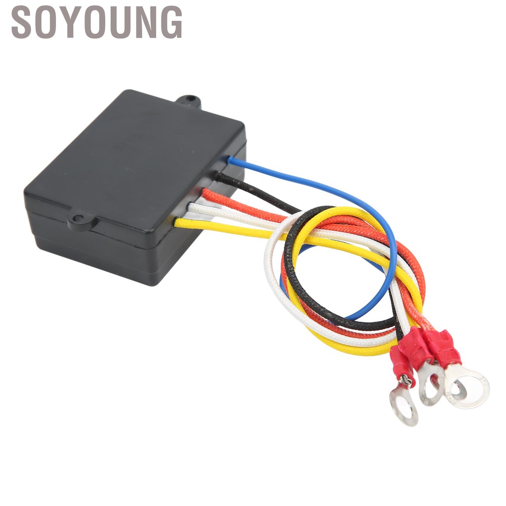 Soyoung Wireless Winch Remote Control Kit High Sensitivity 12V/24V 434MHZ Set Universal for Repairing