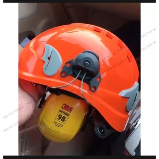 Chụp tai chống ồn 3m h9p3e - độ giảm ồn 23db, chụp tai bảo vệ tai gắn mũ bảo