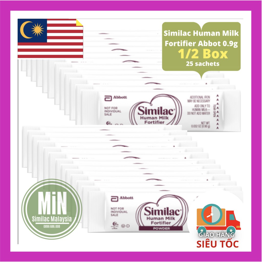 Sữa Similac Human Milk Fortifier [1/2 HỘP 25 gói x 0.9g] SIMILAC HMF ABBOTT