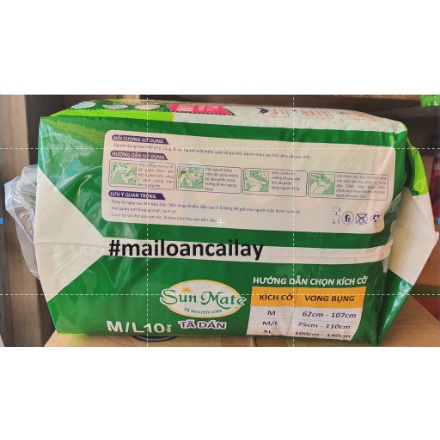 Tã dán Sunmate người già và phụ nữ sau sinh ML10