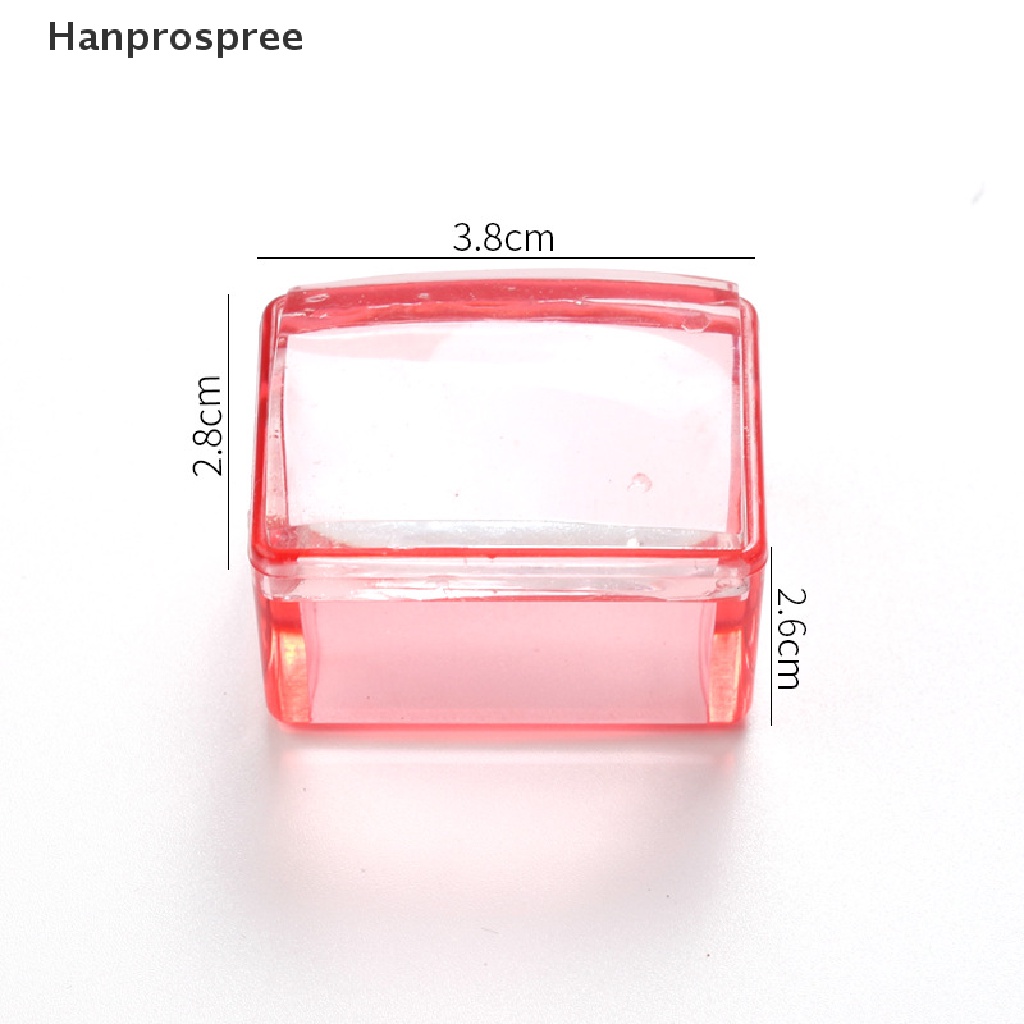 Bộ Dụng Cụ In Hình Móng Tay Đầu Silicone Trong Suốt<br>