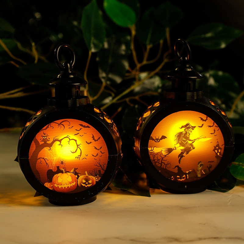 Đèn LED Hình Nến / Đầu Lâu Phù Thủy / Đầu Lâu Nhỏ Bằng Nhựa Trang Trí Halloween