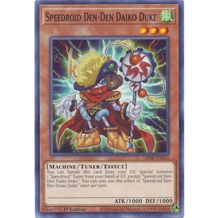 Thẻ bài Yugioh - TCG - Speedroid Den-Den Daiko Duke / LED8-EN013'