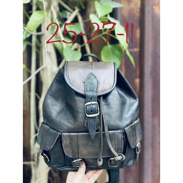 SALE-balo si da mộc màu rêu