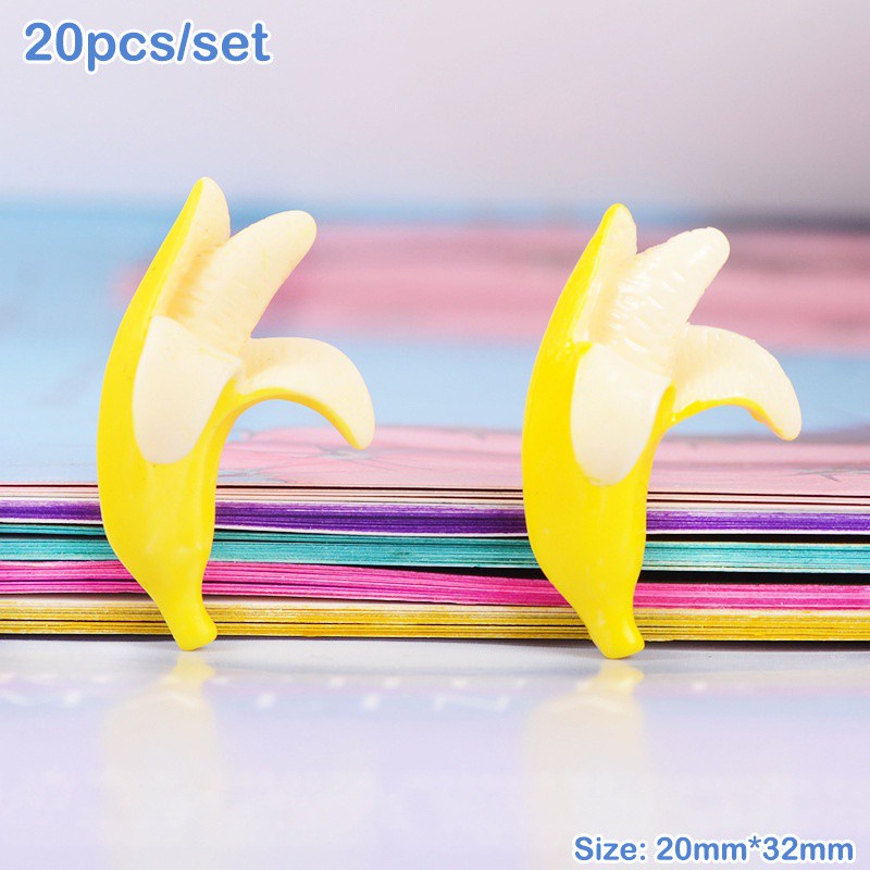 Set 20 Quả Chuối Giả Trang Trí Điện Thoại