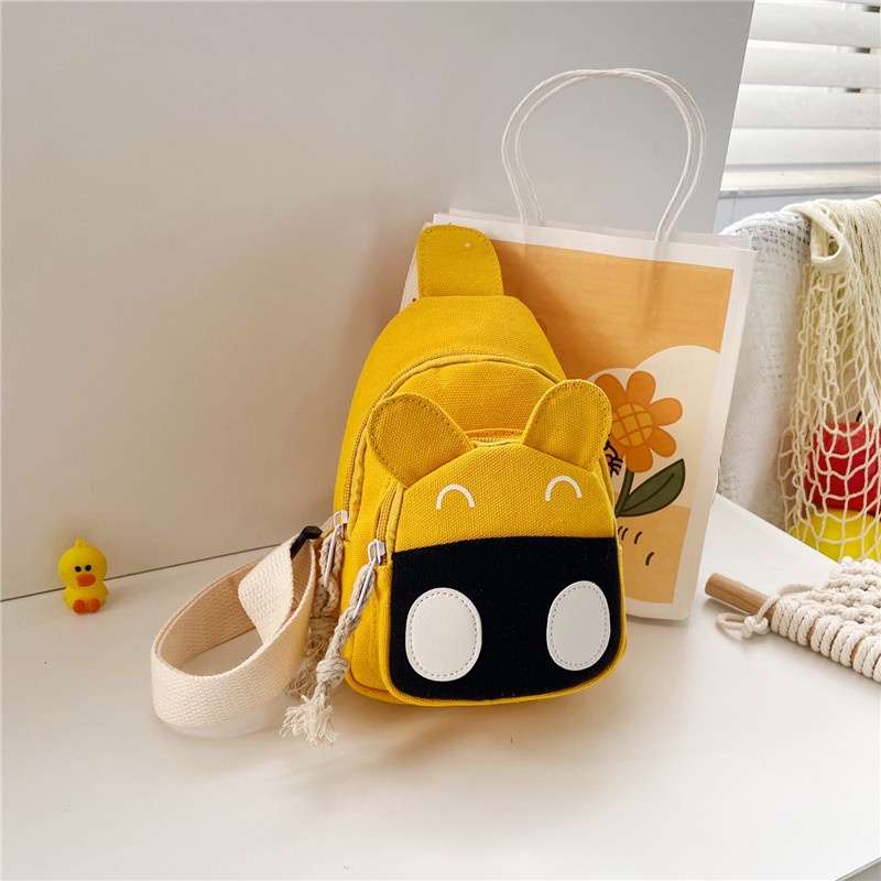 Túi Đeo Chéo Ngực Cỡ Nhỏ Họa Tiết Hoạt Hình Dễ Thương Cho Bé