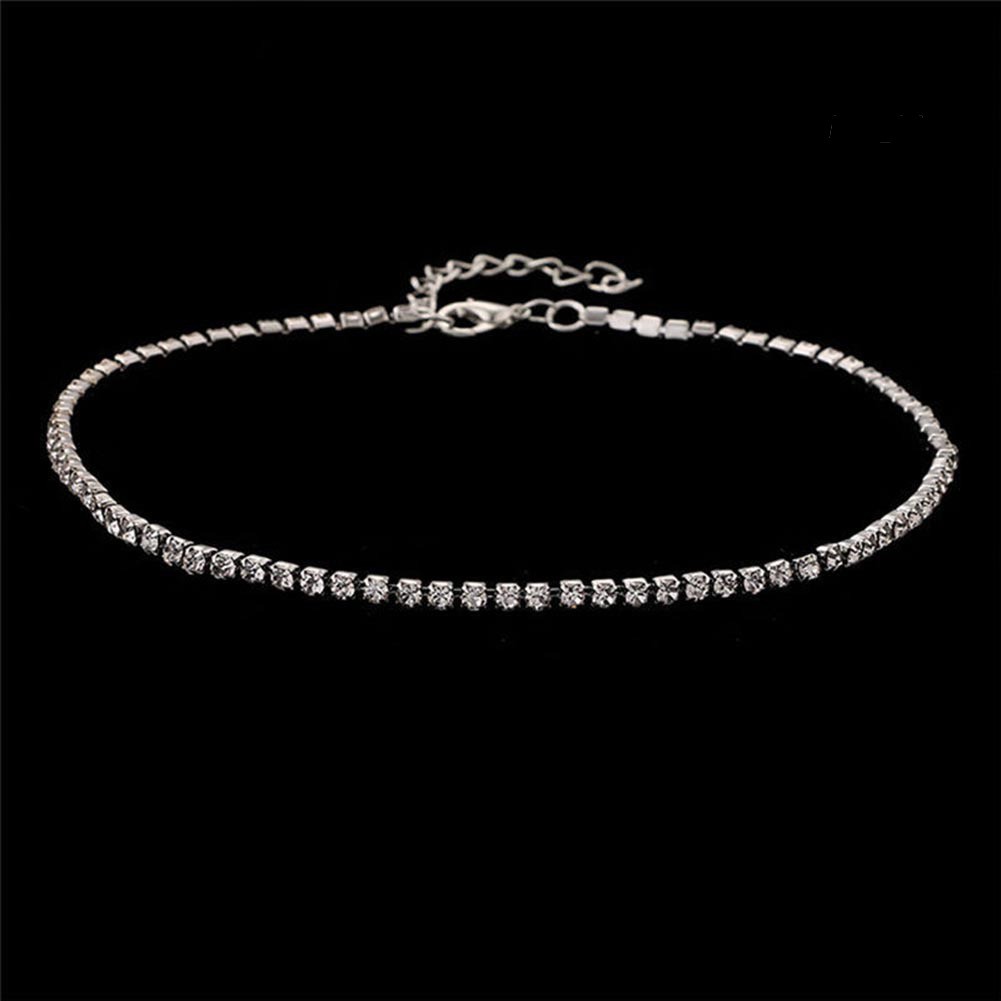 Vòng cổ choker đính đá lấp lánh thời trang dành cho nữ