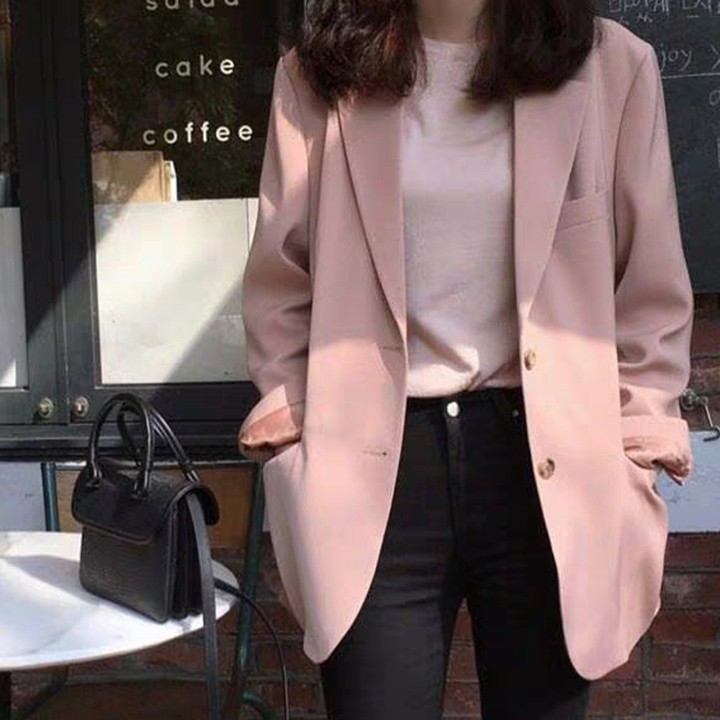 Áo blazer khoác vest công sở kiểu túi xéo nhiều màu THOCA HOUSE freesize phù hợp đi làm, đi chơi | BigBuy360 - bigbuy360.vn
