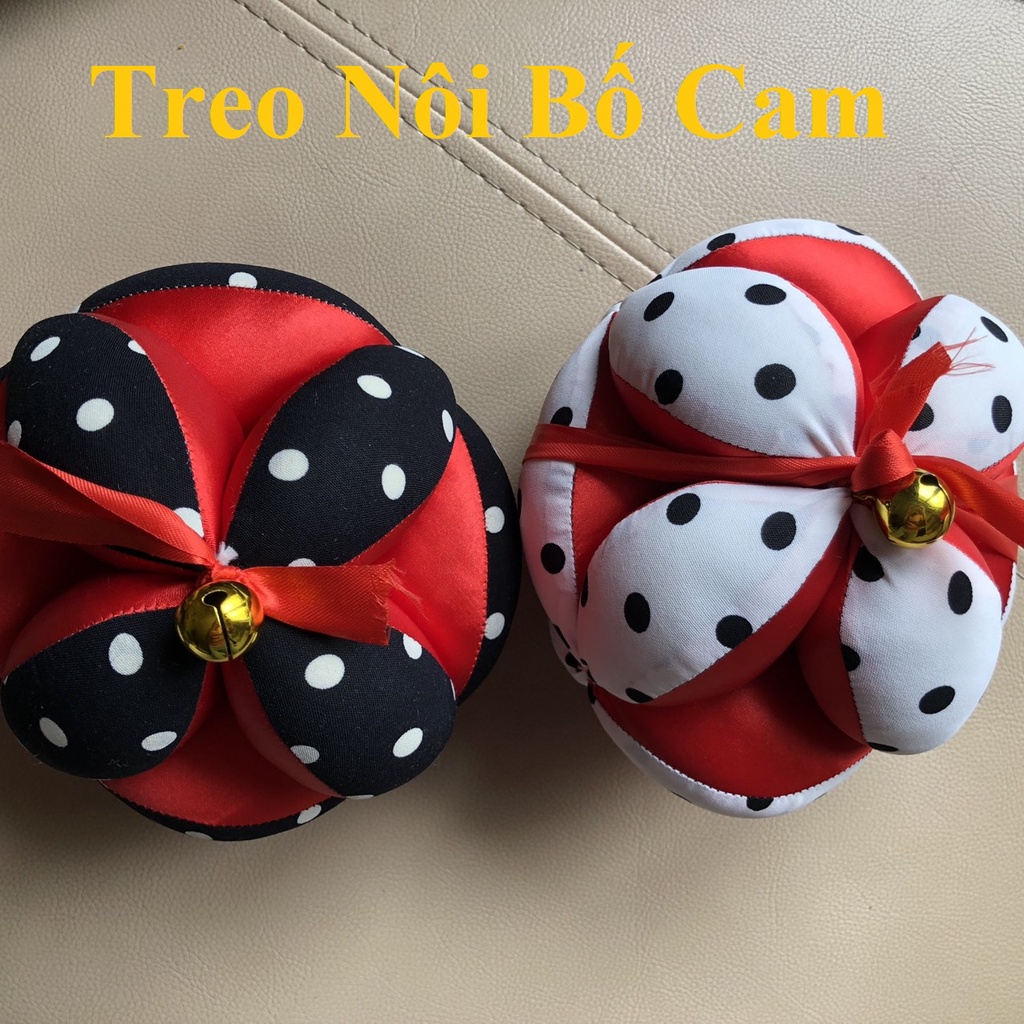 Bóng Múi Montessori Size 18cm Đồ Chơi Handmade Làm Bằng Vải Nhồi Bông Giúp Luyện Chân Kích Thích Vận Động Cho Bé
