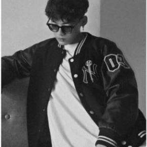 Áo Bomber NY Thân Nỉ Tay Da phong cách Phối Đồ Cực Đẹp Hot 2022