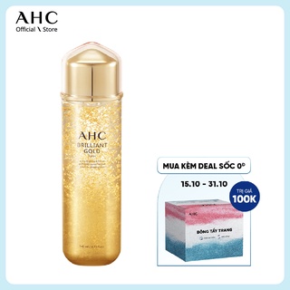 Nước Cân Bằng Chống Lão Hóa Tinh Chất Vàng AHC Brilliant Gold Toner 140ml