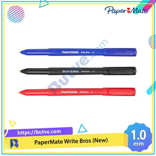 Bút bi nắp đậy kiểu dáng cổ điển Paper Mate Write Bros (New) - Ngòi 1.0mm (Cây lẻ)
