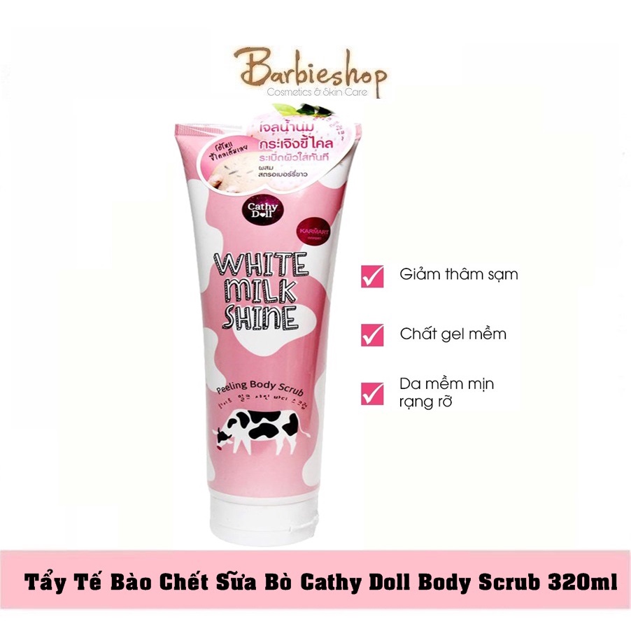 Tẩy Tế Bào Chết Toàn Thân Cathy Doll White Milk Shine Peeling Body Scrub