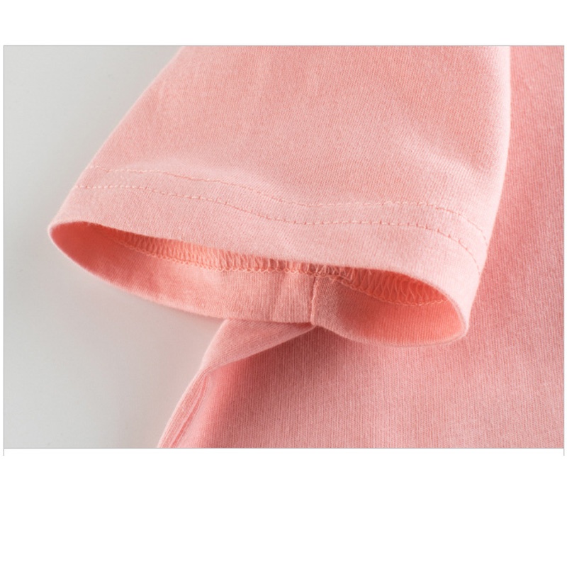 Áo Thun Ngắn Tay In Hoa Cho Bé Gái