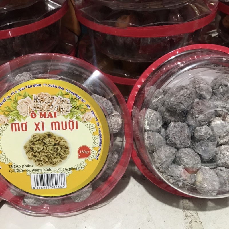 Ô Mai Hộp 200g/180g Hữu Gia Food Đủ Vị