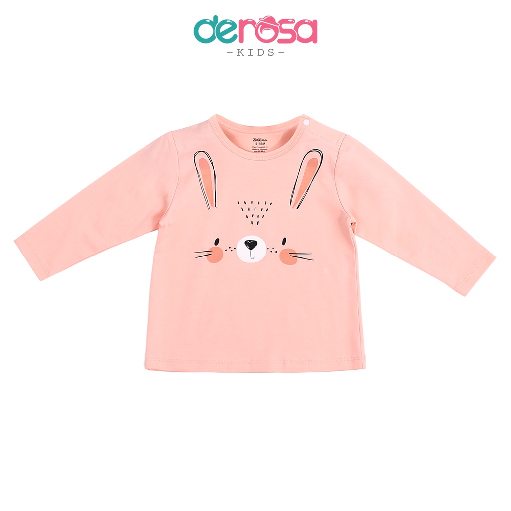 Áo thu đông cotton dài tay cho bé DEROSA KIDS | 6 - 24 tháng AWBB114A