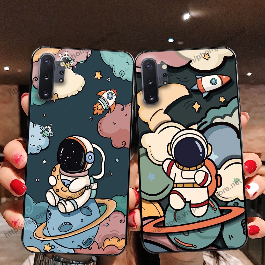 Ốp lưng Samsung Note 10 / Note 10 Plus / Note 10+ vũ trụ phi hành gia cực hot siêu cute-rẻ-bền