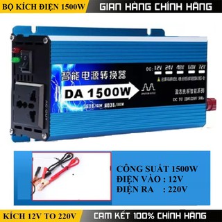 Bộ kích 12v lên 220v 1500w