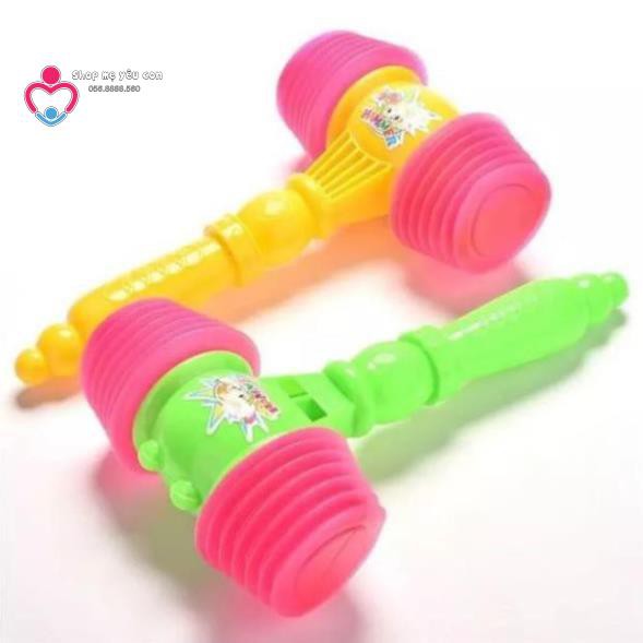 Đồ chơi Búa hơi 2 đầu kêu chút chít cho bé - Hàng loại to dày đẹp
