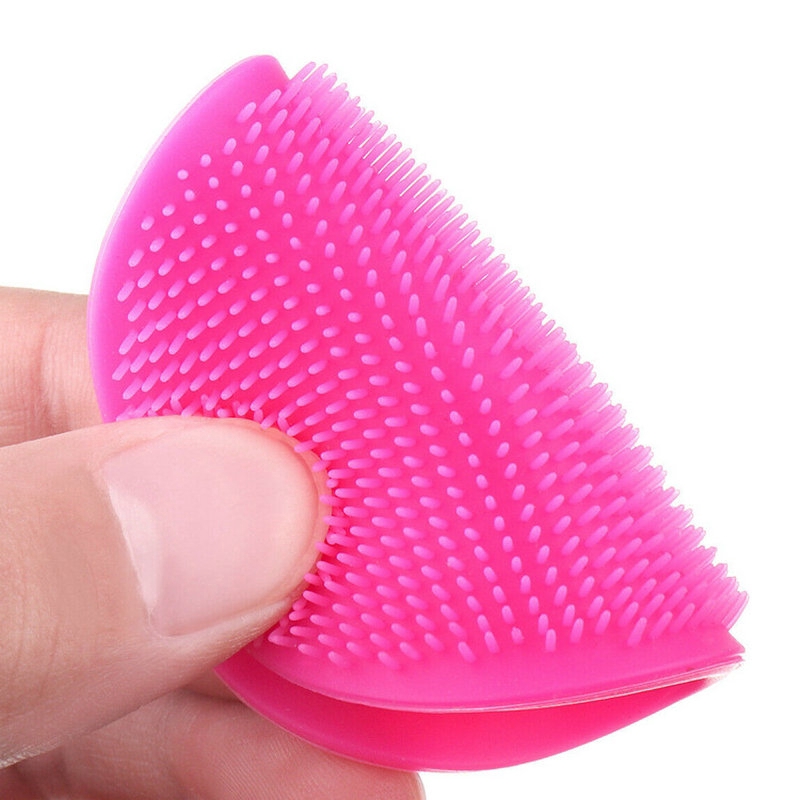 1Pc Silicone Multifunction facial Soft cleansing brush Baby Shower Hair Wash Pad Face Exfoliating