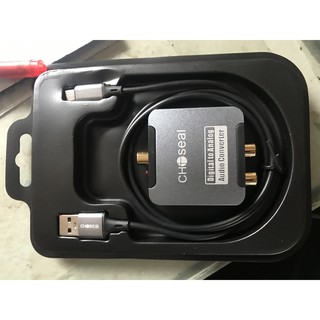 Bộ chuyển đổi âm thanh quang digital to analog av choseal tặng kèm dây quang 4.0 - hàng chính hãng