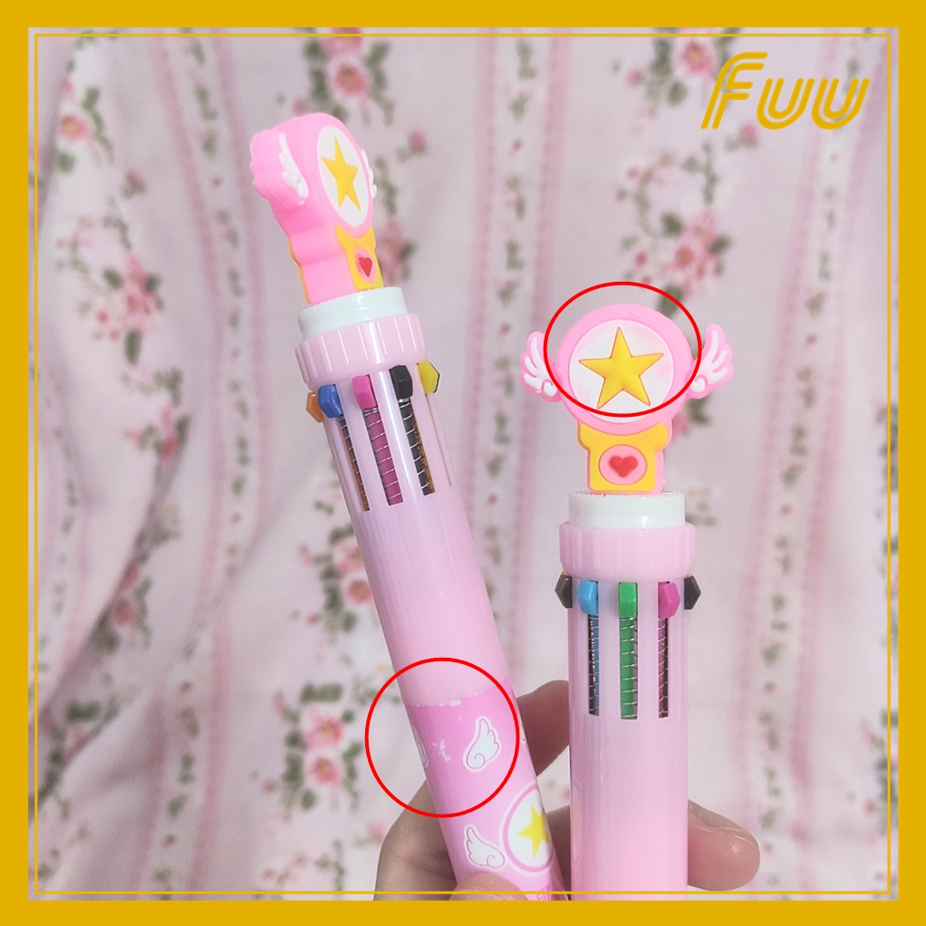 Bút bi nhiều màu Sakura Thủ Lĩnh Thẻ Bài  mẫu 1