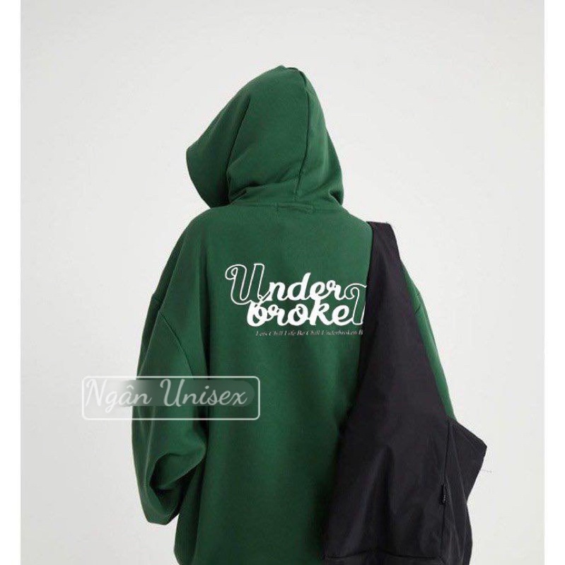 Áo Nỉ Hoodie Under Form Thụng Tay Bồng Phong Cách Thời Trang Hàn Quốc