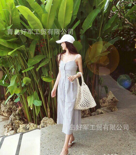 Túi cói đi biển dạng lưới