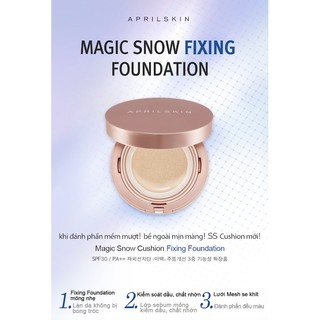 Aprilskin Phấn Magic Snow Fixing Foundation