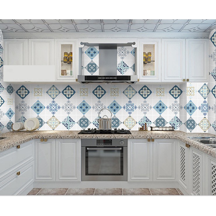 1 mét Decal dán bếp tráng nhôm cách nhiệt khổ 60cm keo sẵn | BigBuy360 - bigbuy360.vn