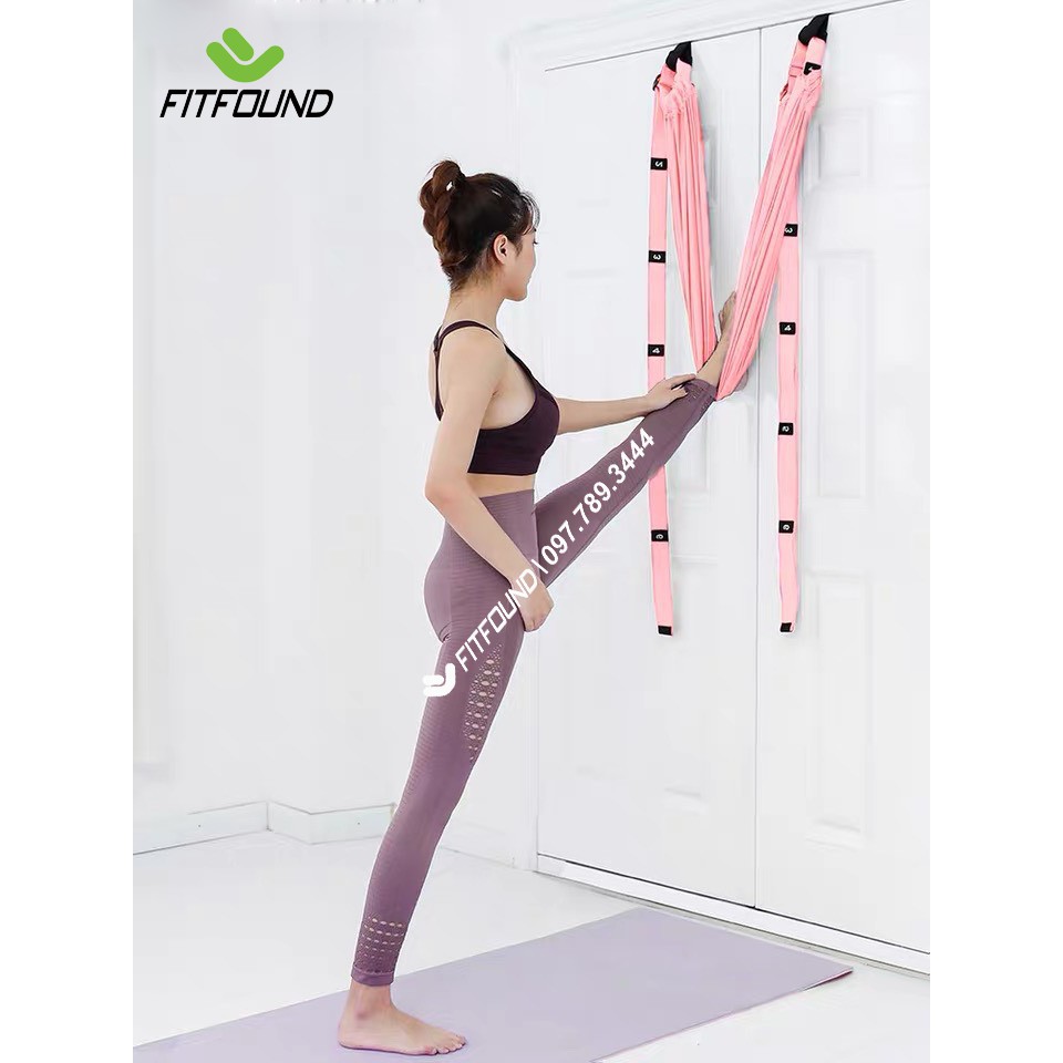 Dây tập yoga tường yoga wall tại nhà đa năng hỗ trợ tập xoạc chân , tư thế đảo ngược...