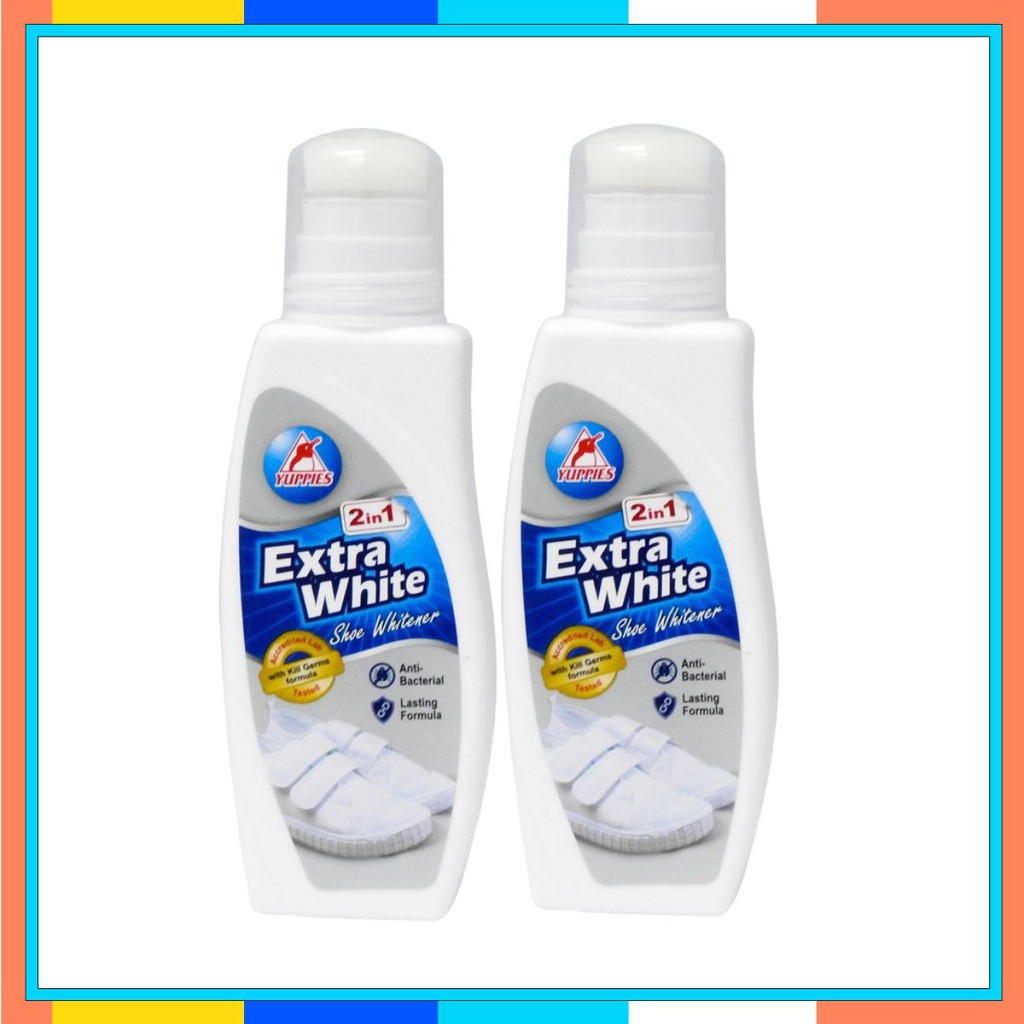 CHẤT LÀM TRẮNG GIẦY THỂ THAO CAO CẤP YUPPIES EXTRA WHITE NHẬP KHẨU CHÍNH HÃNG MALAYSIA 75ML