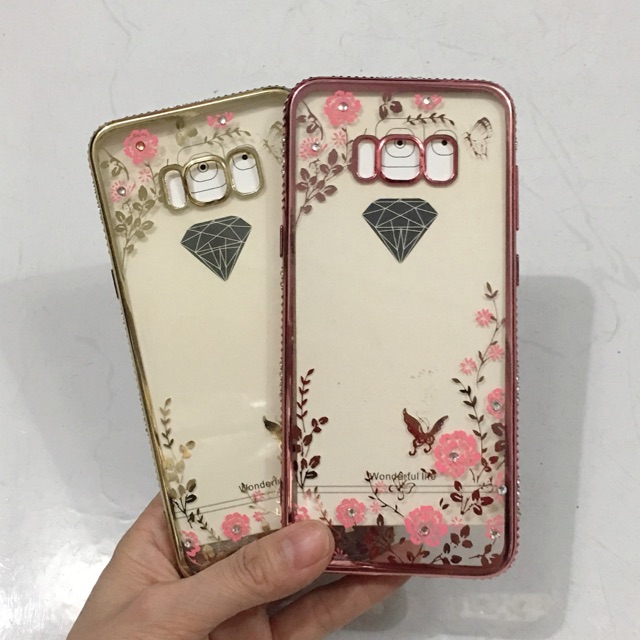 Ốp lưng hoa hồng sam sung S8,S8 Plus,S8+