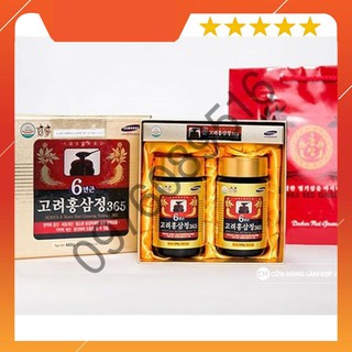 Cao Hồng Sâm 365 Hàn Quốc, Hộp 2 lọ 240ml