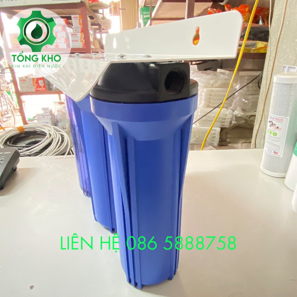 Bộ cốc lọc nước 1 2 3 của máy lọc nước RO ren 21 bao gồm lõi