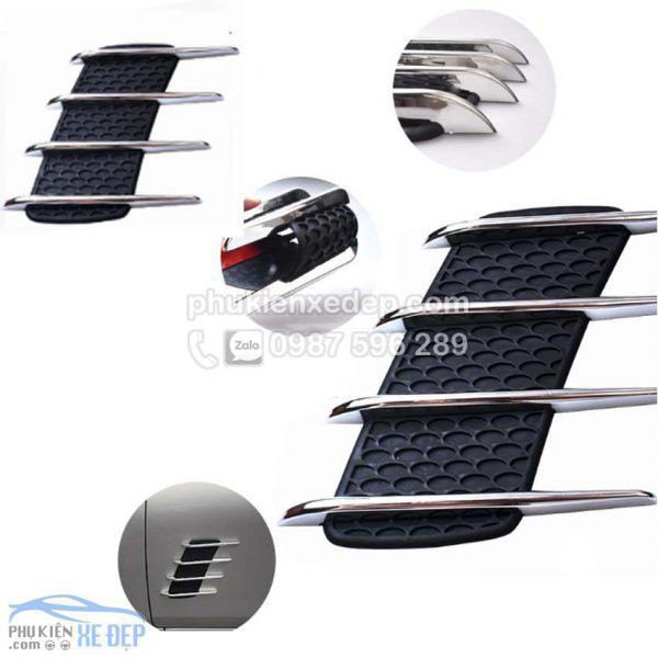 Hốc gió mang cá giả dán xe đẹp