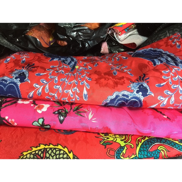 Combo vải gấm 150k.