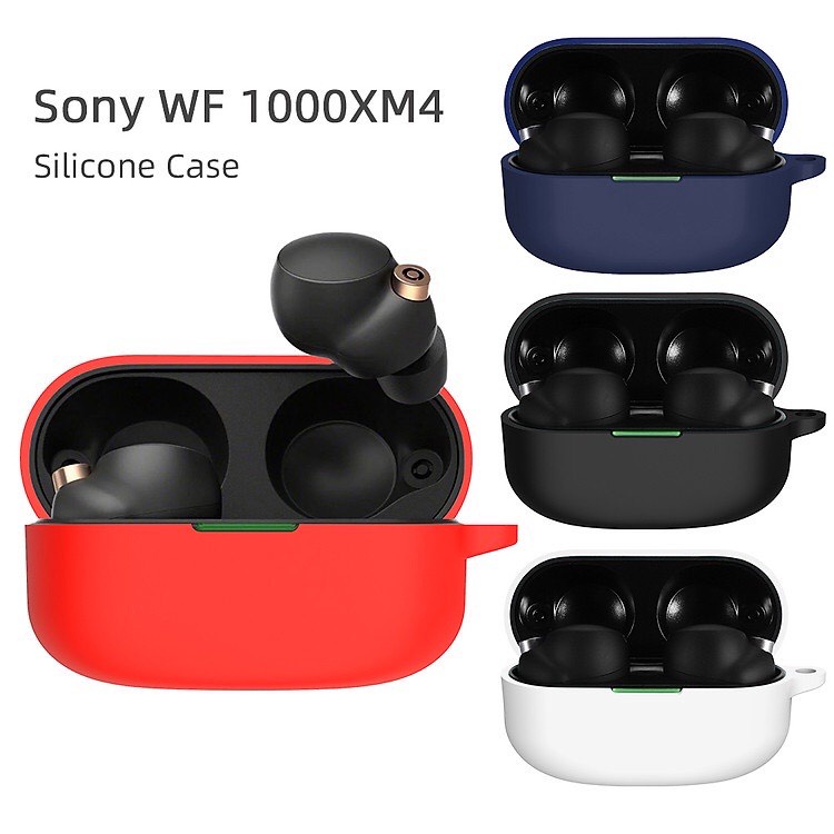 Case Ốp Silicone dành cho Sony WF-1000XM4 nhiều màu, chống sốc chống bụi, siêu mịn