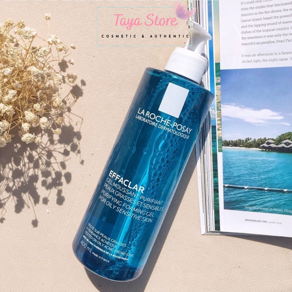 Sữa rửa mặt La Roche Posay cho da dầu, da mụn nhạy cảm Effaclar Purifying Foaming Gel 50ml và 400ml | BigBuy360 - bigbuy360.vn