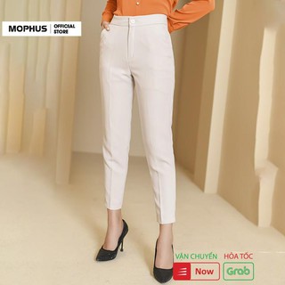 Quần Baggy Nữ Mophus Q2008 Công Sở Cơ Bản, Quần Tây Ống Suông Mophus Q2008 Công Sở Cơ Bản
